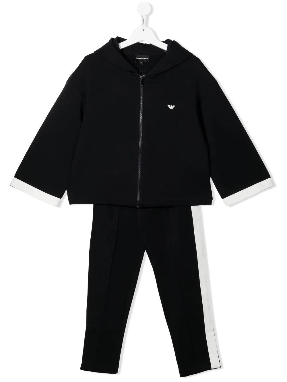 

Emporio Armani Kids traje deportivo con logo - Negro