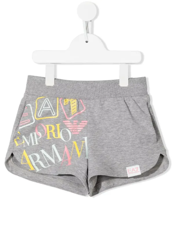 Ea7 Emporio Armani logo-print stretch 