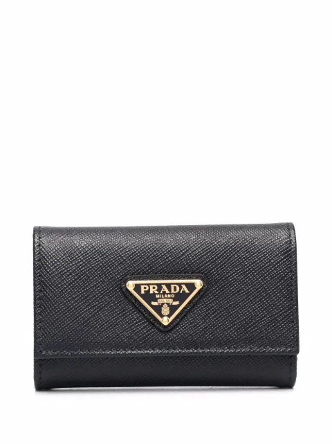 Prada card holder keychain best sale