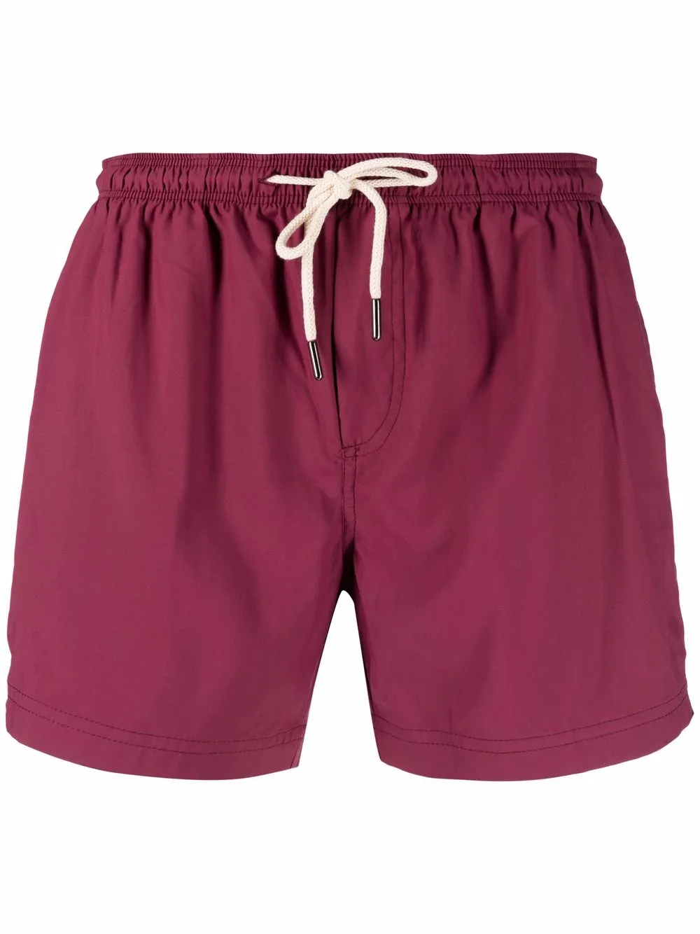 

PENINSULA SWIMWEAR shorts de playa con bolsillo en contraste - Rojo