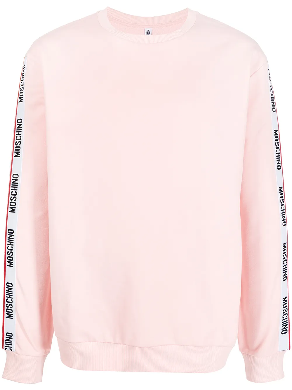 

Moschino sudadera con cuello redondo y logo - Rosado