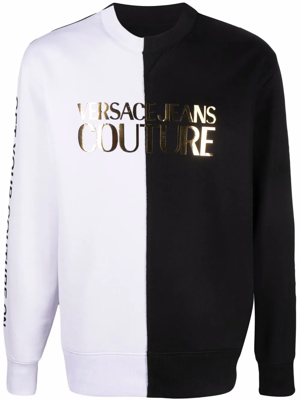 

Versace Jeans Couture logo-print long-sleeve sweatshirt - Black