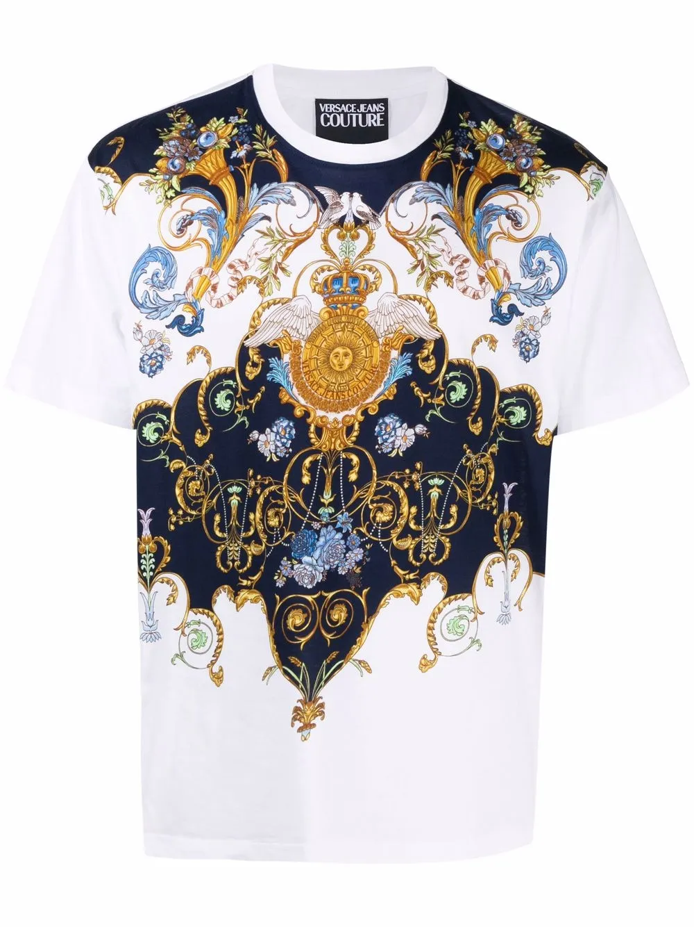 

Versace Jeans Couture graphic-print short-sleeve T-shirt - White
