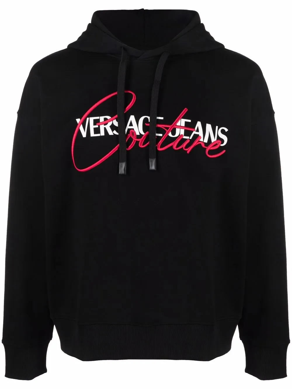 

Versace Jeans Couture hoodie con logo estampado - Negro