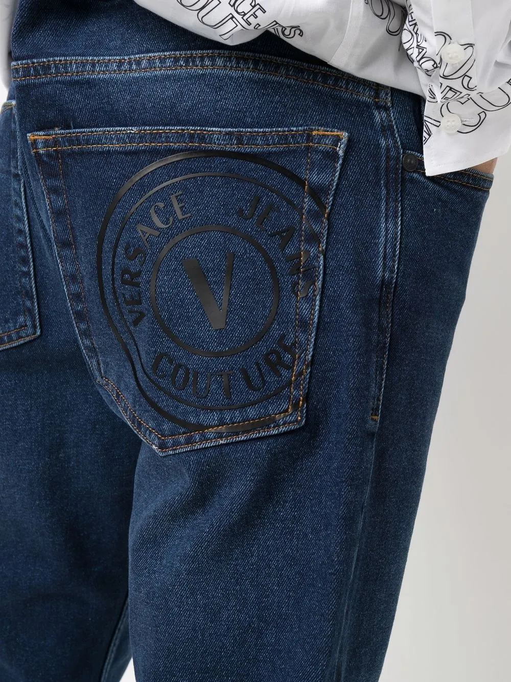 Affordable Versace Jeans Couture straight-leg cotton-blend jeans Men