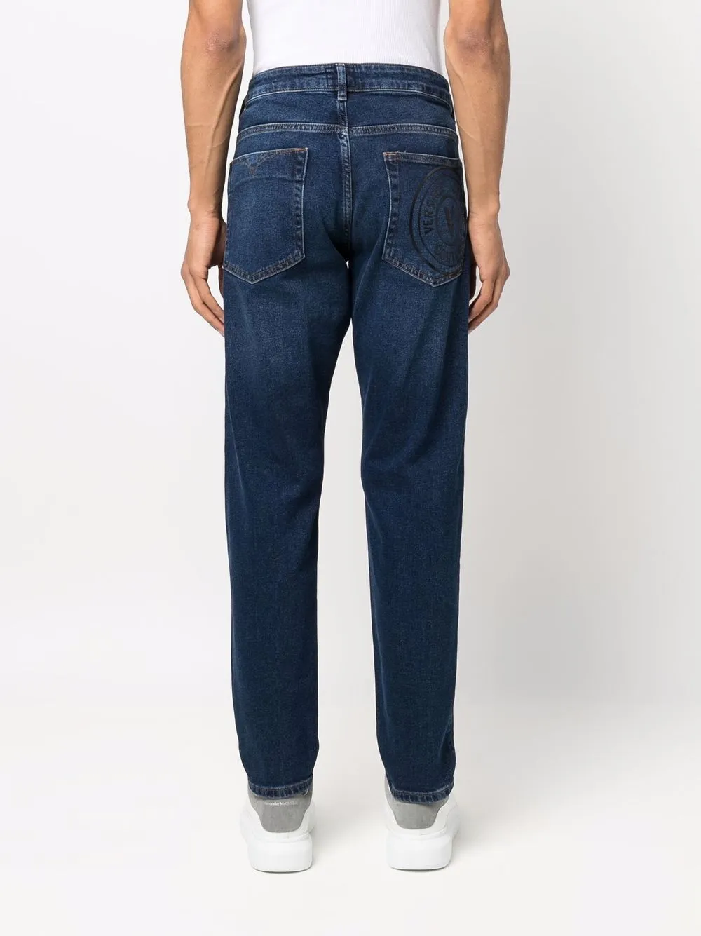 Affordable Versace Jeans Couture straight-leg cotton-blend jeans Men