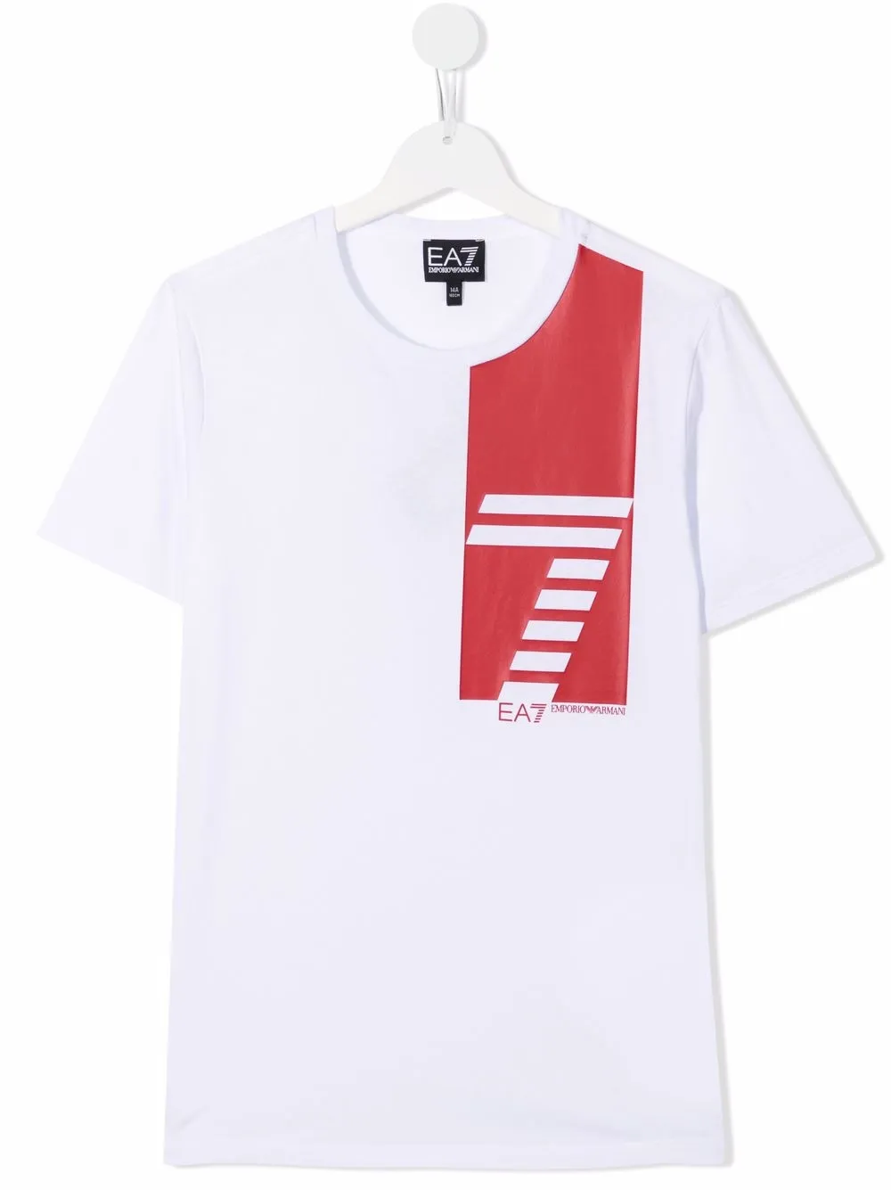 

Ea7 Emporio Armani playera con logo estampado - Blanco