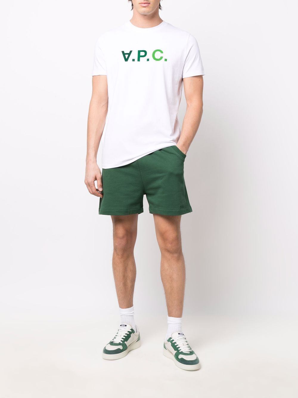 фото Drôle de monsieur embroidered-logo track shorts