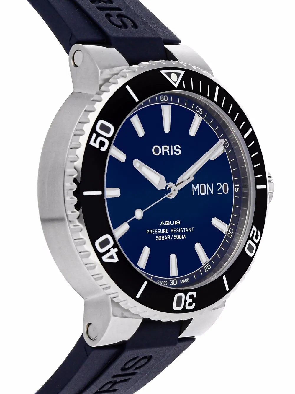 фото Oris наручные часы aquis big day-date pre-owned 45 мм 2021-го года