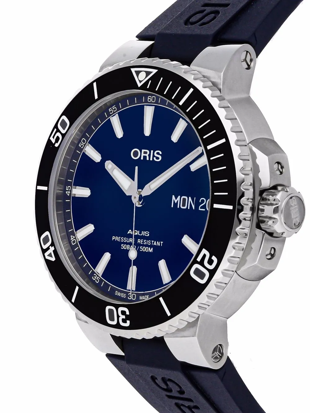 фото Oris наручные часы aquis big day-date pre-owned 45 мм 2021-го года