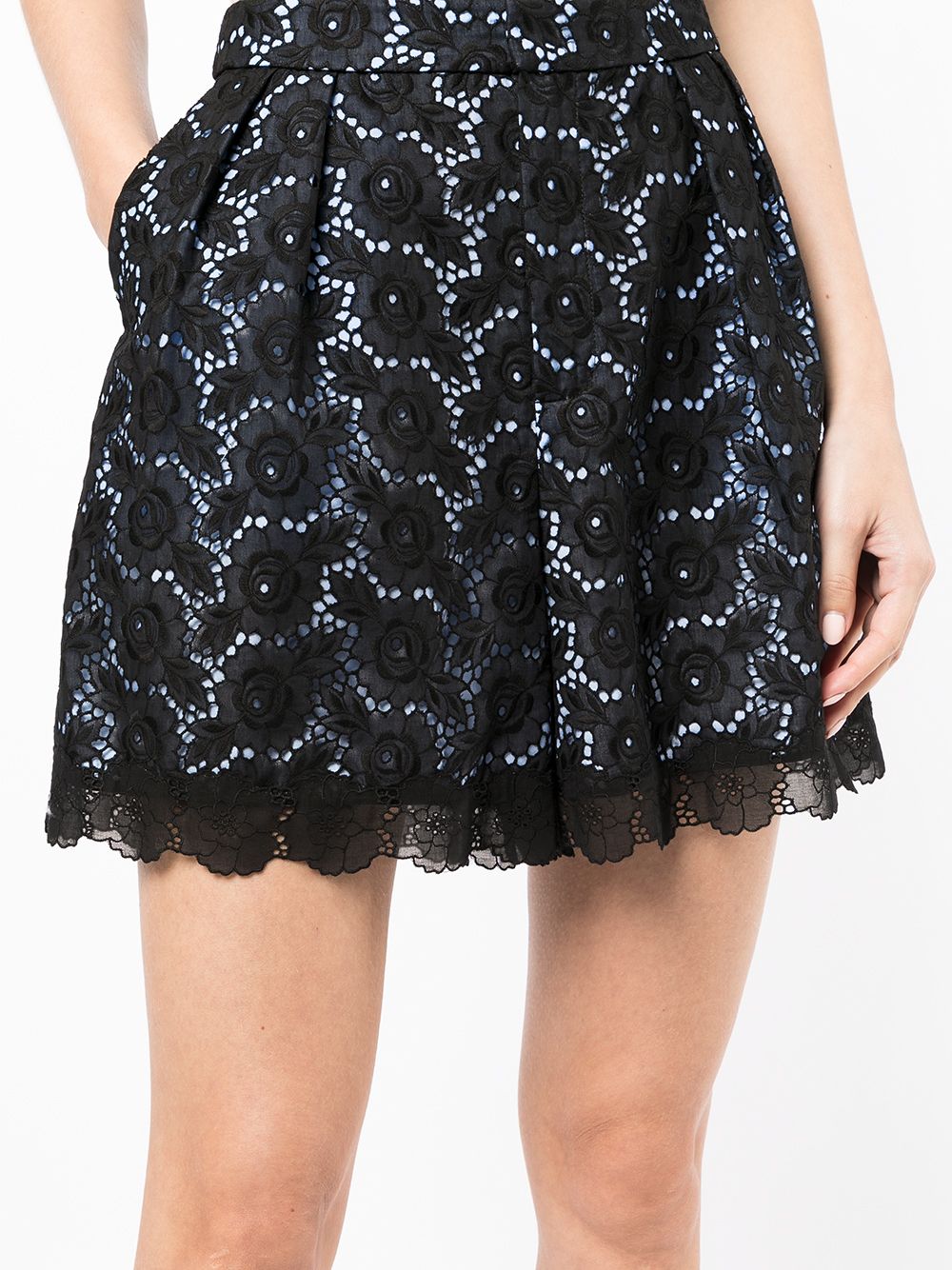 Dice Kayek floral-lace Mini Skirt - Farfetch