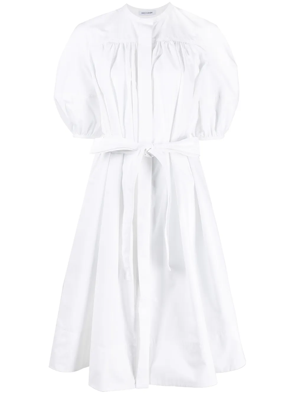 Dice Kayek платье миди с объемными рукавами