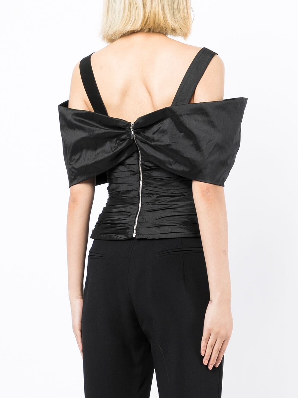 фото Rozie corsets ruched off-shoulder top