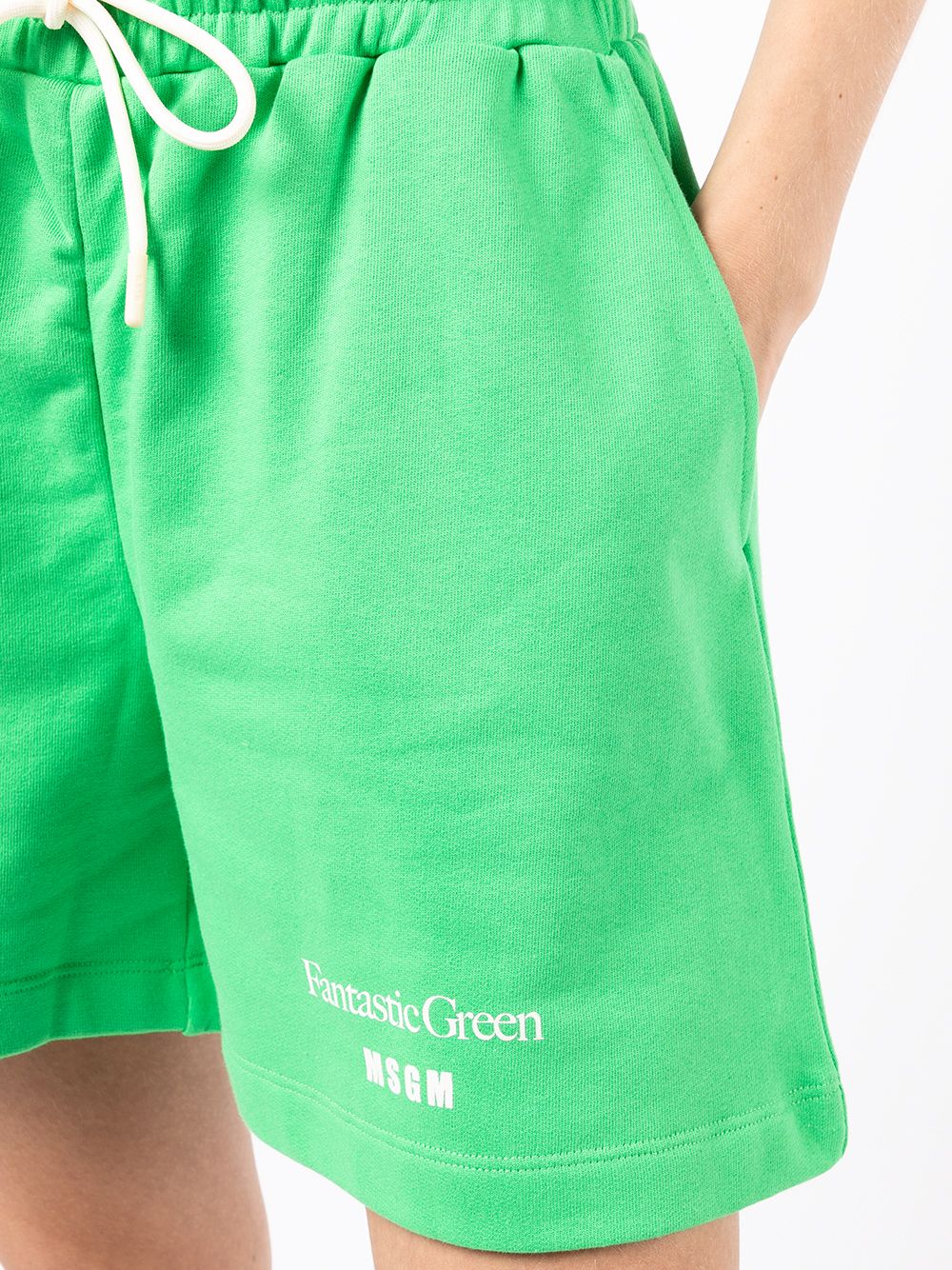 фото Msgm спортивные шорты fantastic green