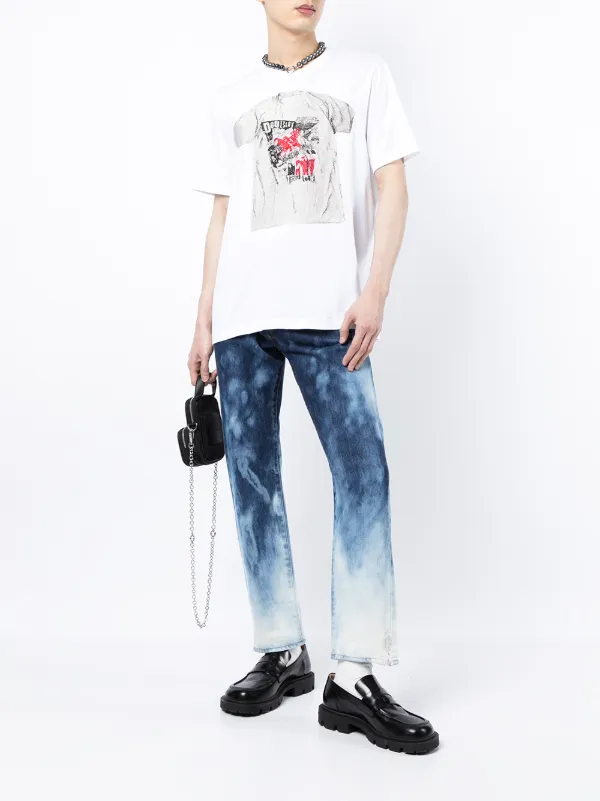 Doublet graphic-print Cotton T-shirt | White | FARFETCH