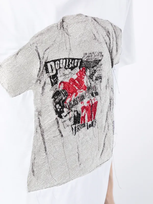 Doublet graphic-print Cotton T-shirt | White | FARFETCH