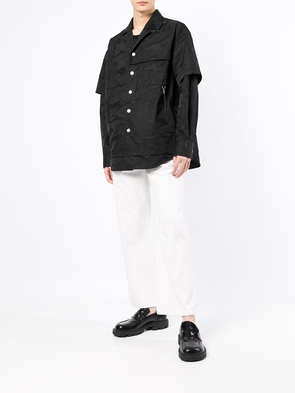 Image 2 of Feng Chen Wang camisa ligera a capas