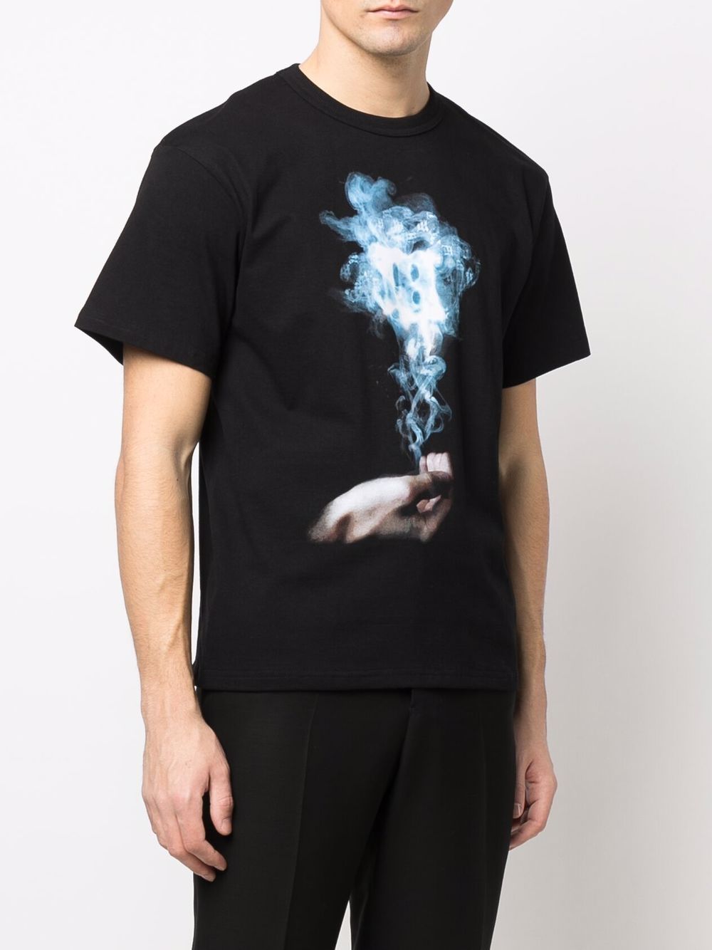 фото Misbhv smoke graphic-print t-shirt