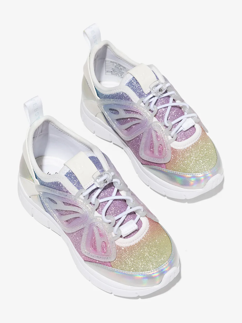 SOPHIA WEBSTER MINI FLY-BY LOW TOP SNEAKERS