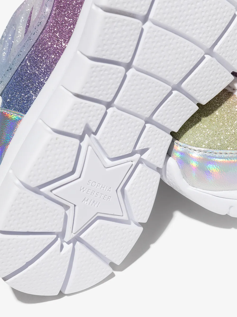 SOPHIA WEBSTER MINI FLY-BY LOW TOP SNEAKERS