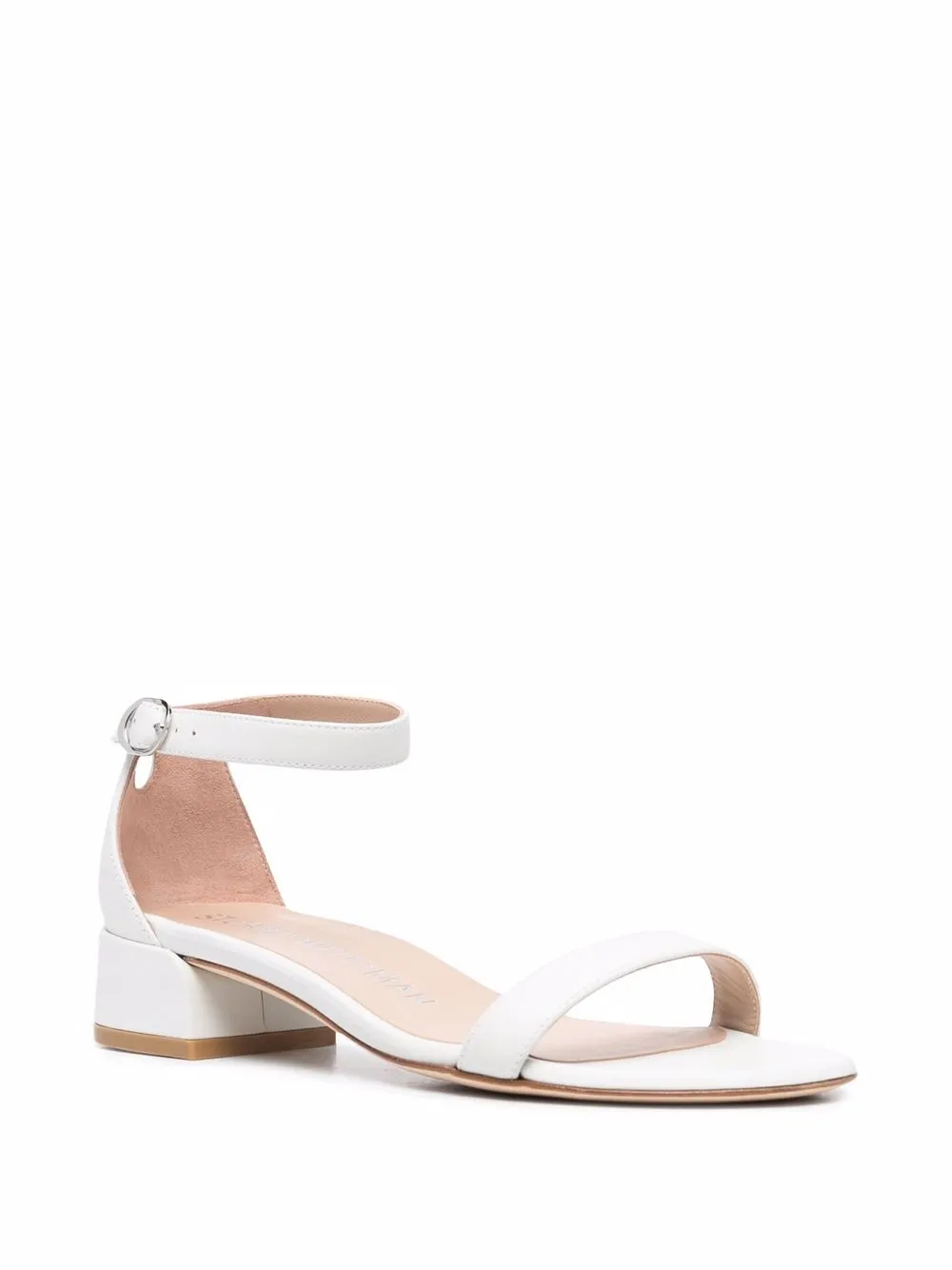 Stuart Weitzman Nudistjune sandaler i läder 40 mm | Sandaler med klack | Image 2