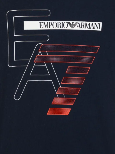ea7 emporio armani logo印花t恤