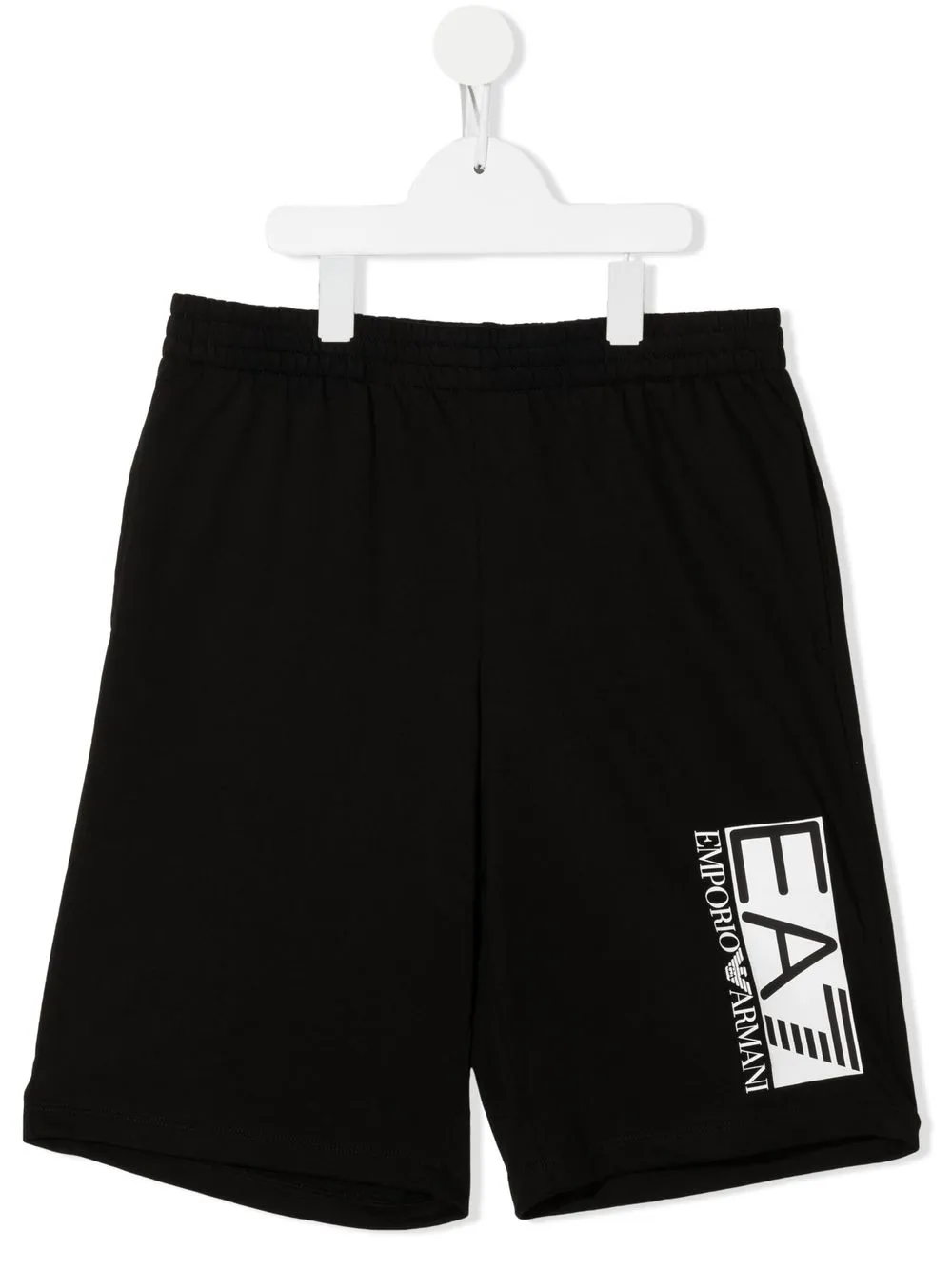 

Ea7 Emporio Armani shorts deportivos con logo estampado - Negro