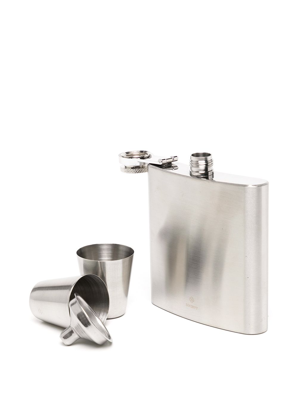 фото Society stainless flask-shot glass set