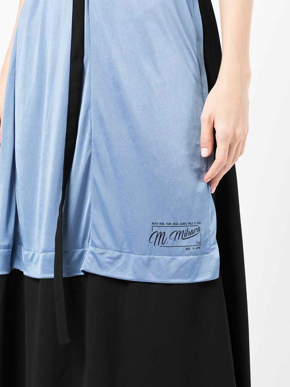 фото Maison mihara yasuhiro layered-effect maxi dress