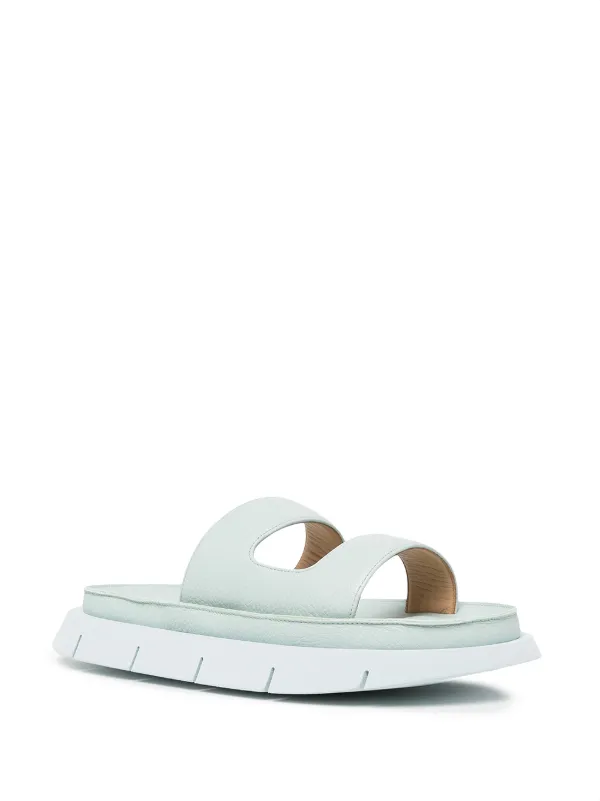 サンダル・ミュール marsell SS23 'Flat' slides (MW6320188 180) Women's Sandals: leather slippers, with heel, platform | Marsèll