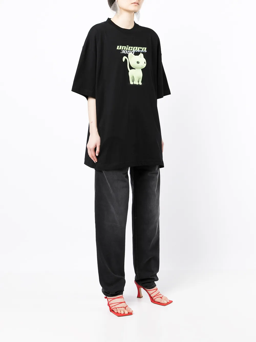 VETEMENTS Unicorn 3000-print T-shirt - Farfetch