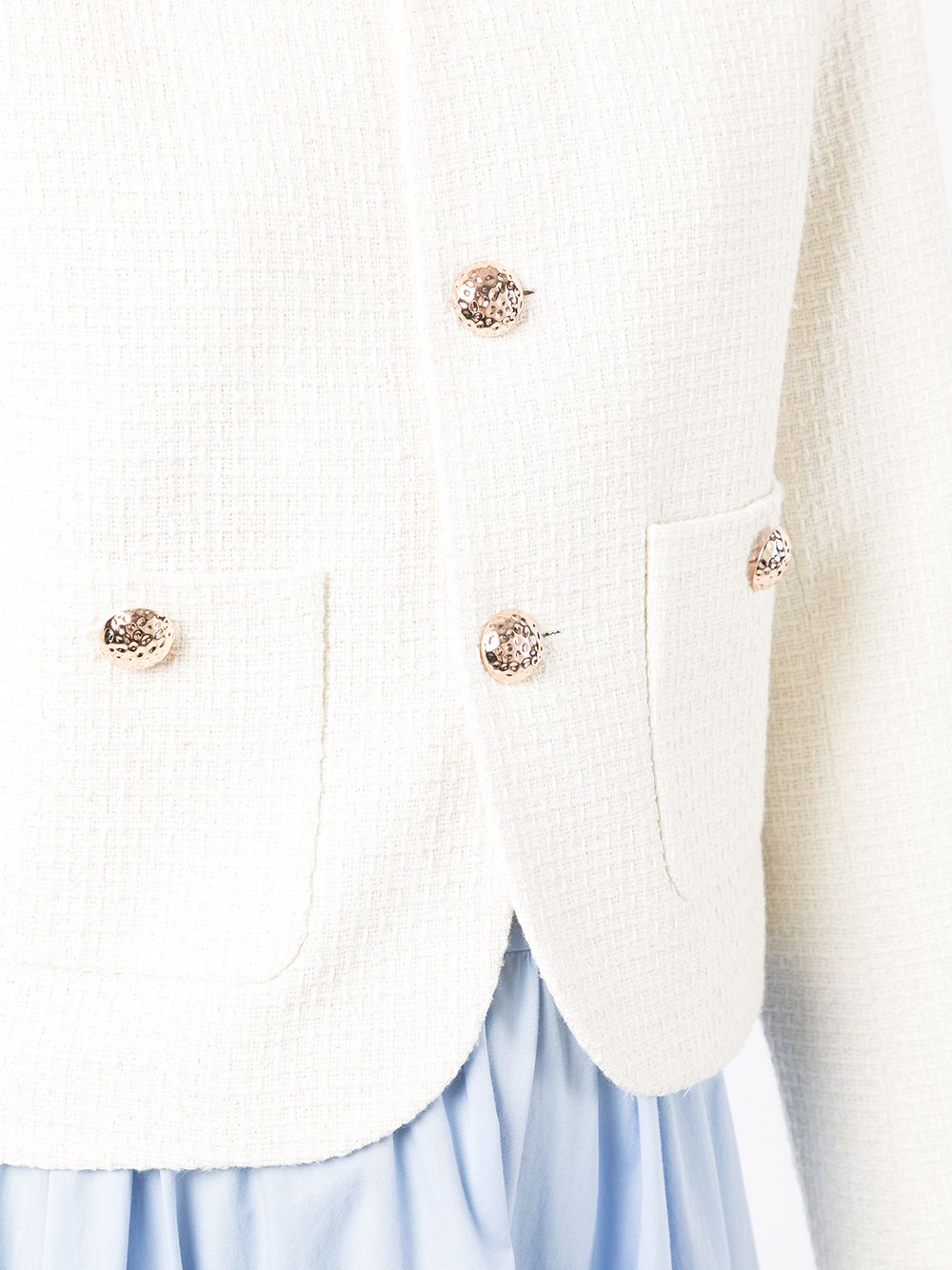 фото B+ab tweed button-up jacket