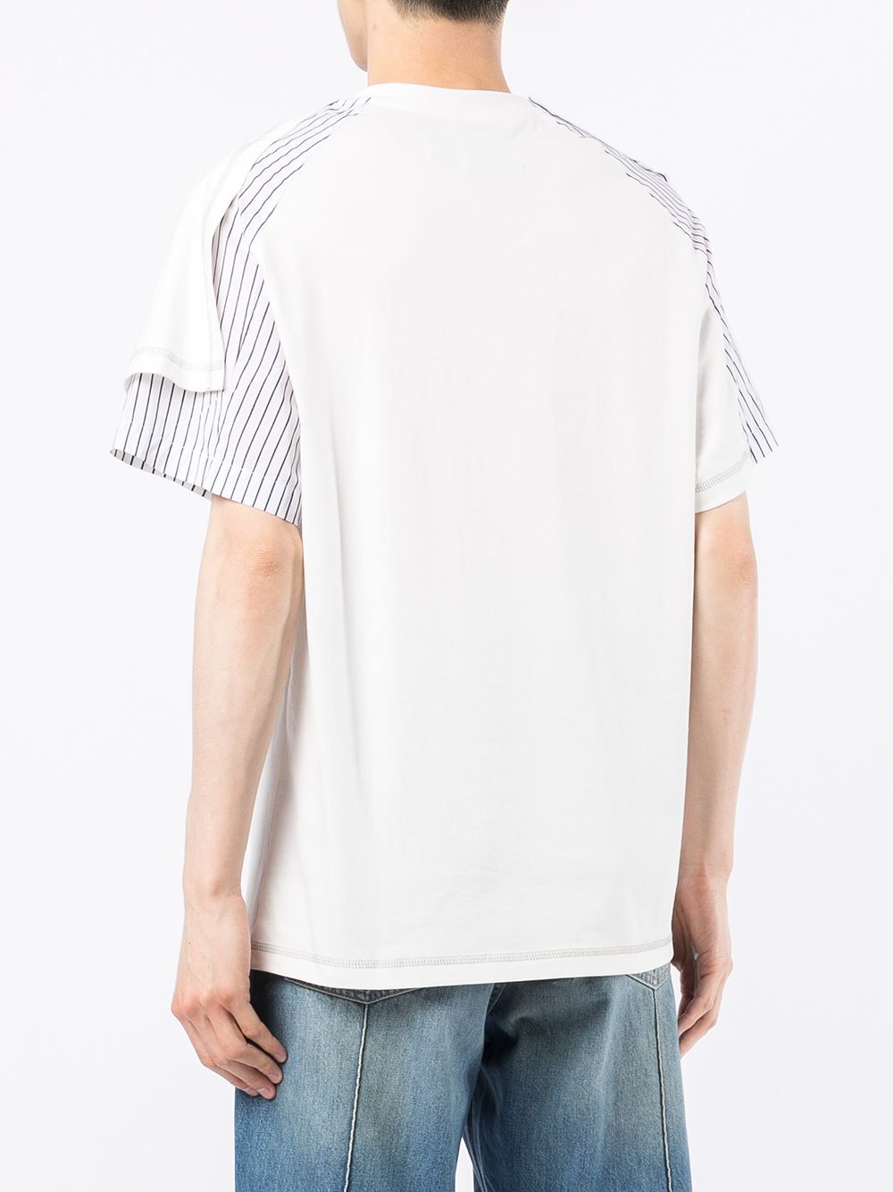 фото Feng chen wang cotton contrast-panel t-shirt