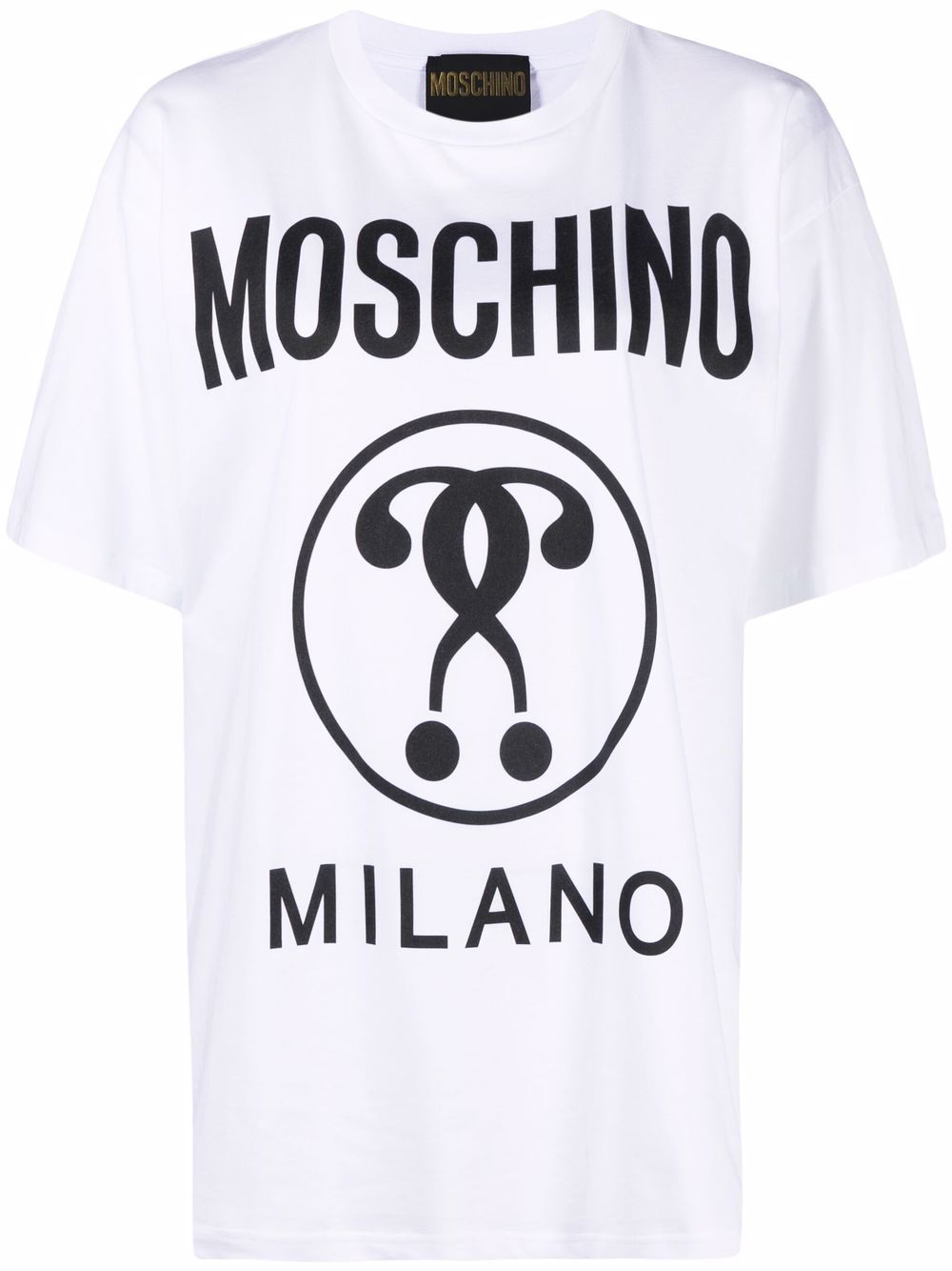 фото Moschino футболка с логотипом