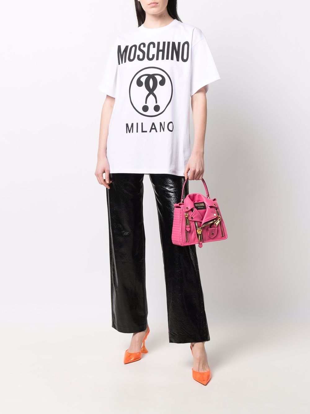 фото Moschino футболка с логотипом