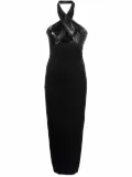Courrèges cut-out midi dress - Black
