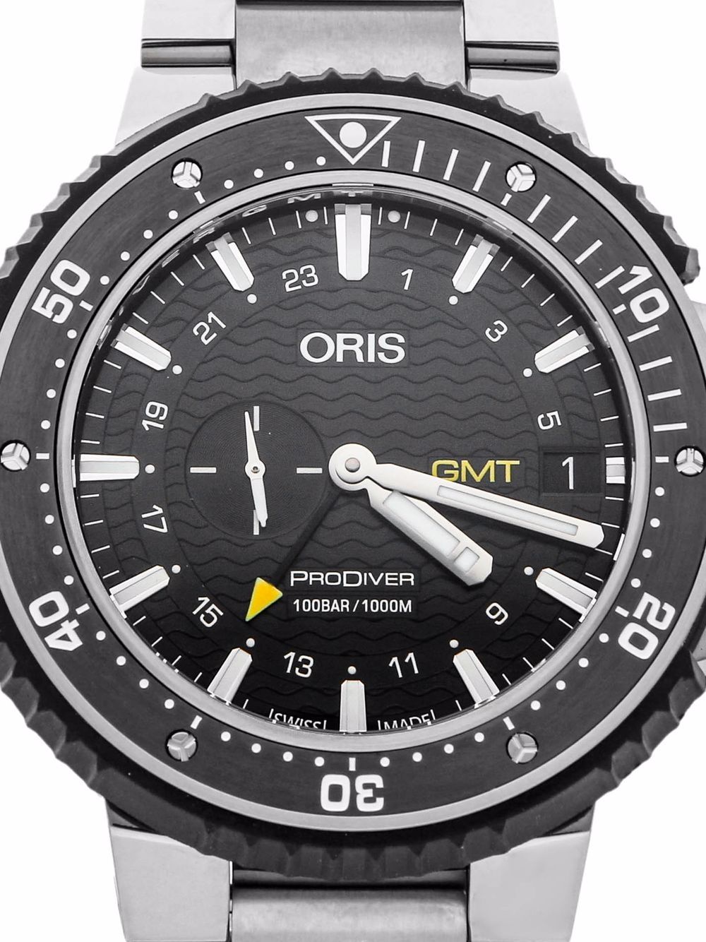 фото Oris наручные часы pro diver gmt pre-owned 49 мм