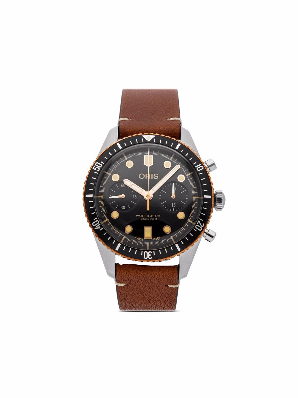 фото Oris наручные часы divers sixty-five chronograph pre-owned 43 мм 2021-го года