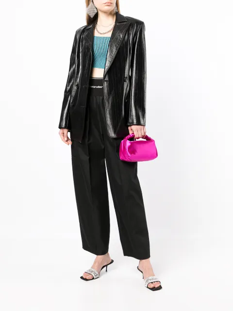 Alexander Wang Scrunchie Satin Mini Bag - Farfetch Alexander Wang Scrunchie Satin Mini Bag - Farfetch