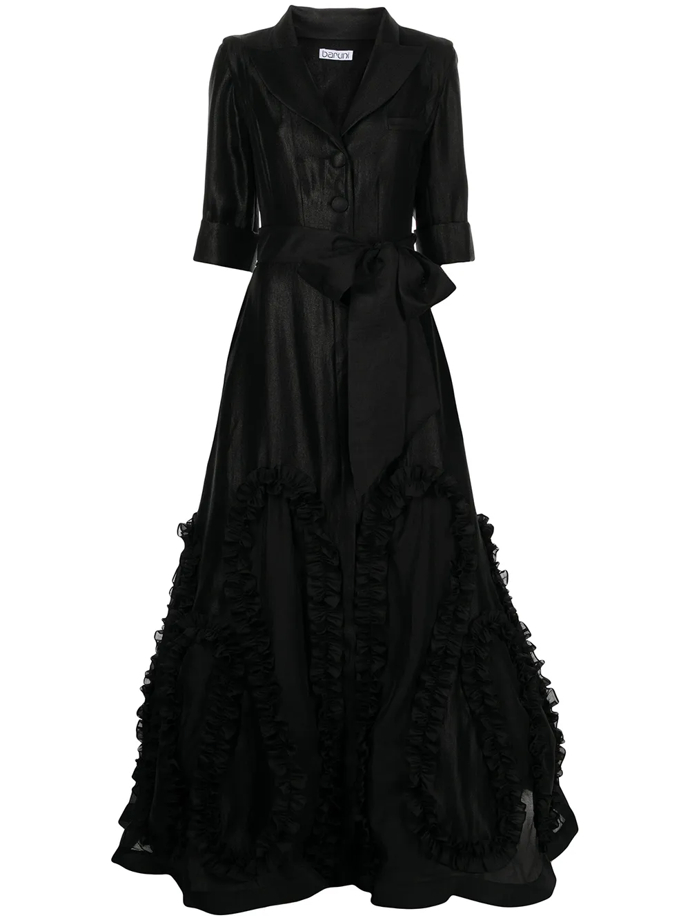 Baruni расклешенное платье макси