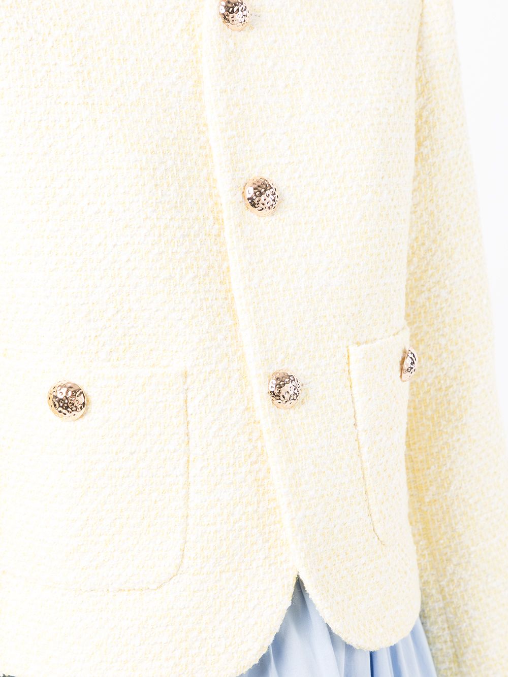 фото B+ab tweed button-up jacket