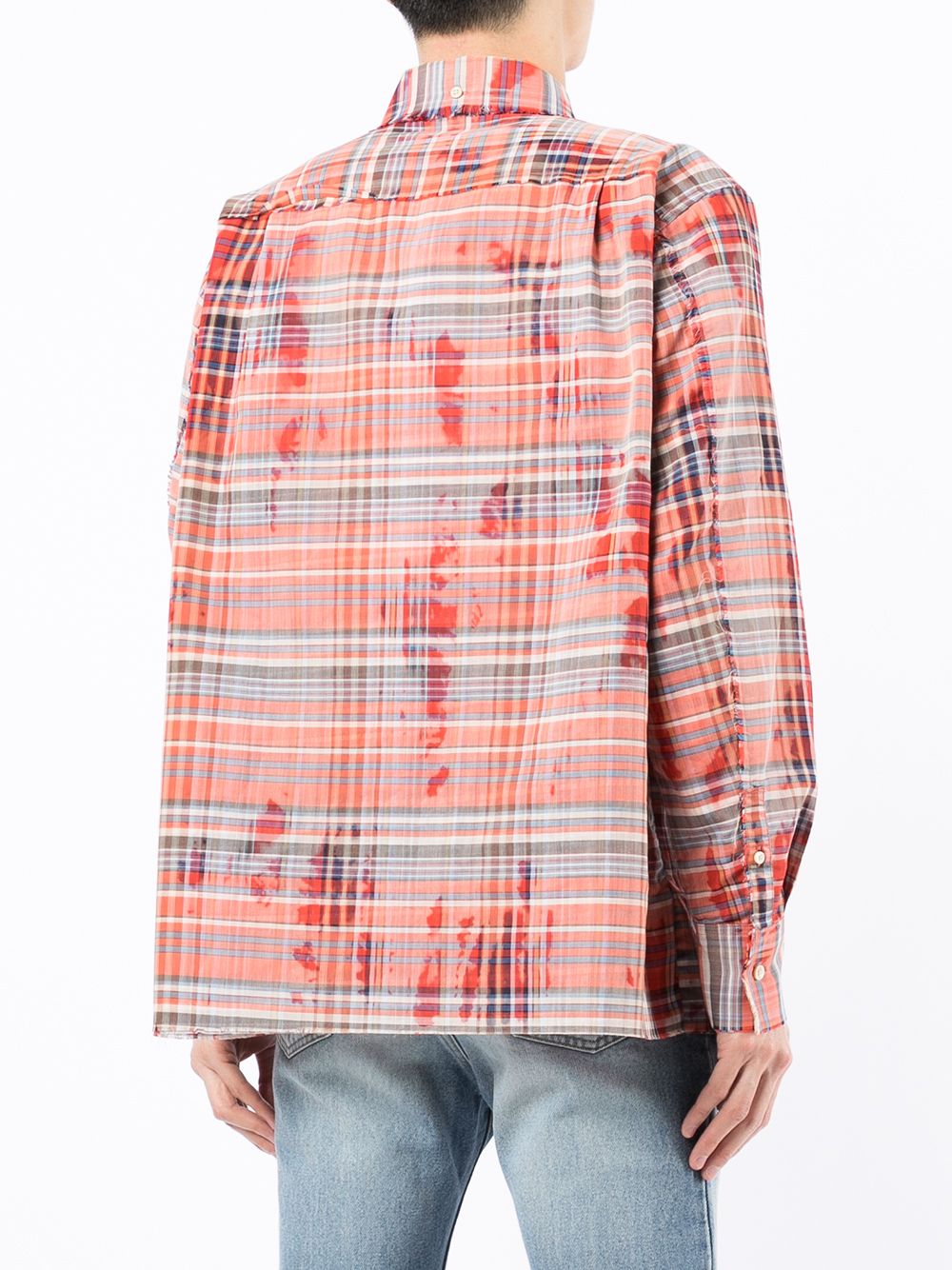 фото Doublet checked long-sleeve shirt