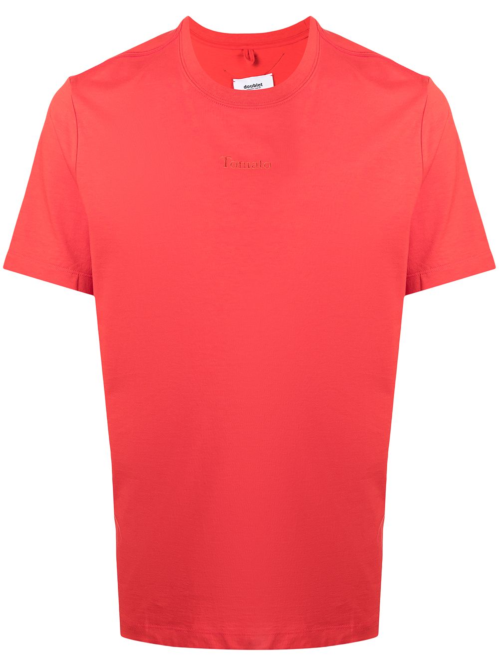 фото Doublet tomato-detail short-sleeve t-shirt