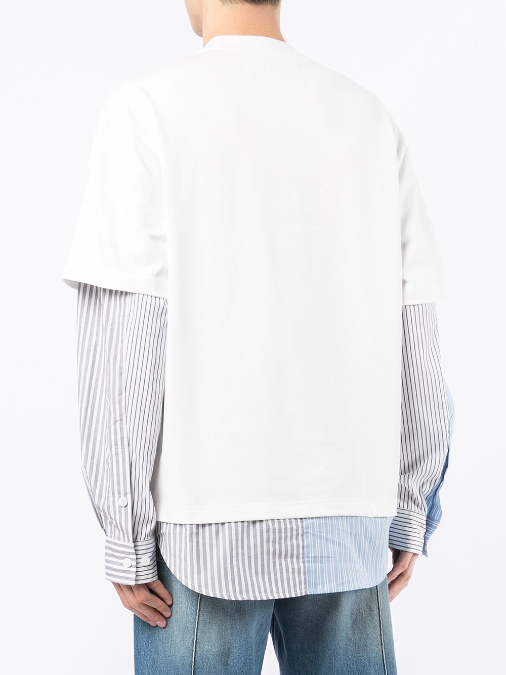 фото Feng chen wang cotton layered effect t-shirt