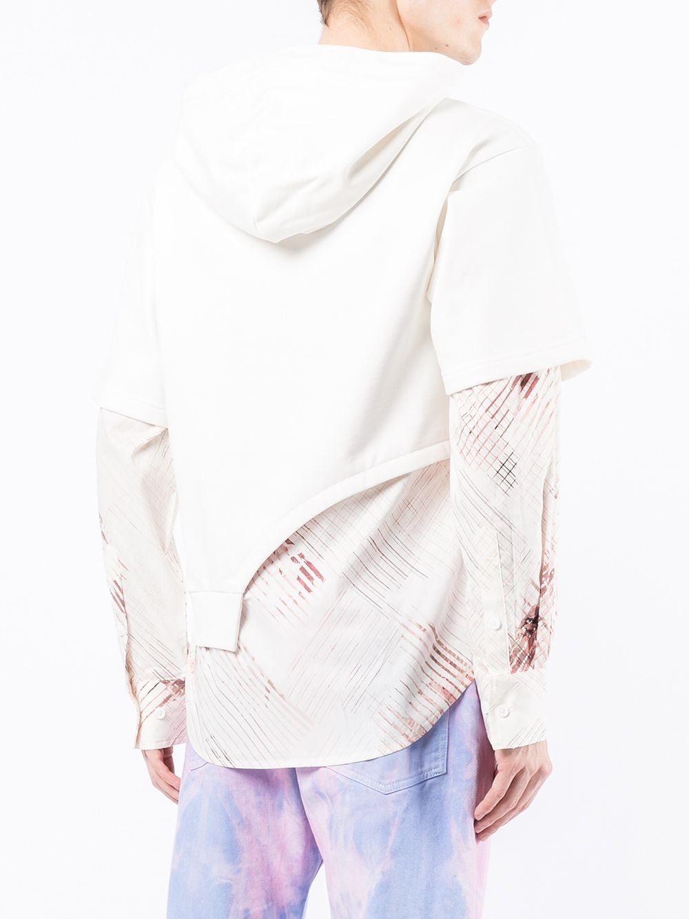 фото Feng chen wang cotton layered effect hoodie