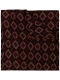 Onefifteen x ANOWHEREMAN argyle-print scarf - Red