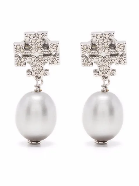 Tory Burch mother of pearl drop earrings