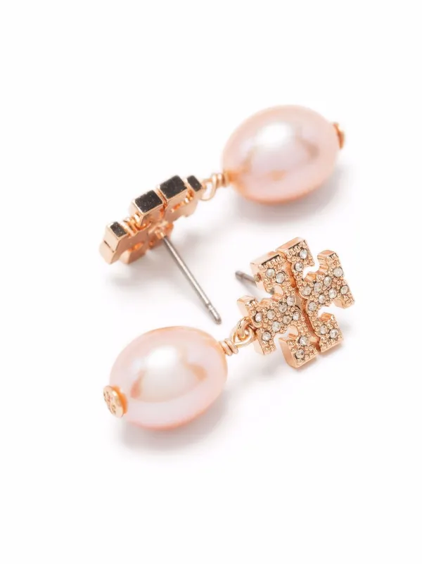 プレゼントに最適【Tory Burch】Lope Logo Drop earrings ピアス 7月☆Tory Burch☆Rope Logo Drop Earring☆可愛いロゴピアス