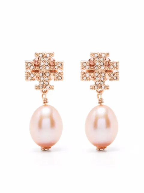 Tory Burch mother of pearl drop earrings