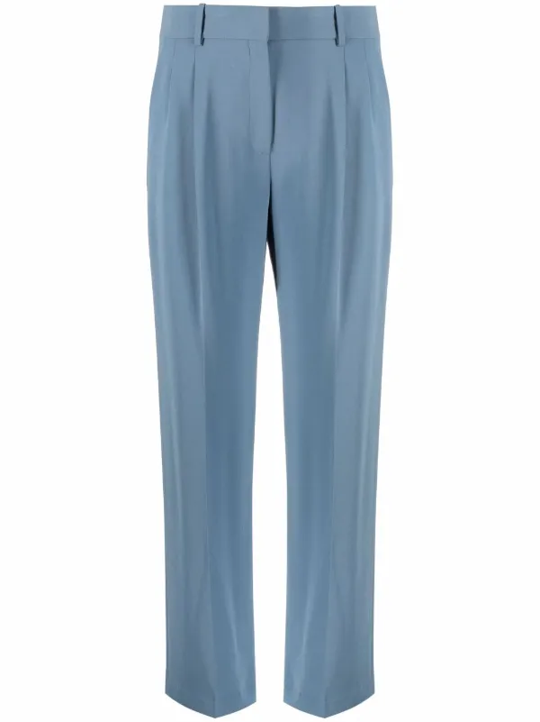 Shop Theory straight-leg high-waisted 